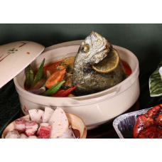 咖喱魚頭鍋配白飯 (800克-1000克，兩位用)